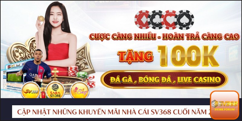 Cập Nhật Những Khuyến Mãi Nhà Cái SV368 Cuối Năm 2024